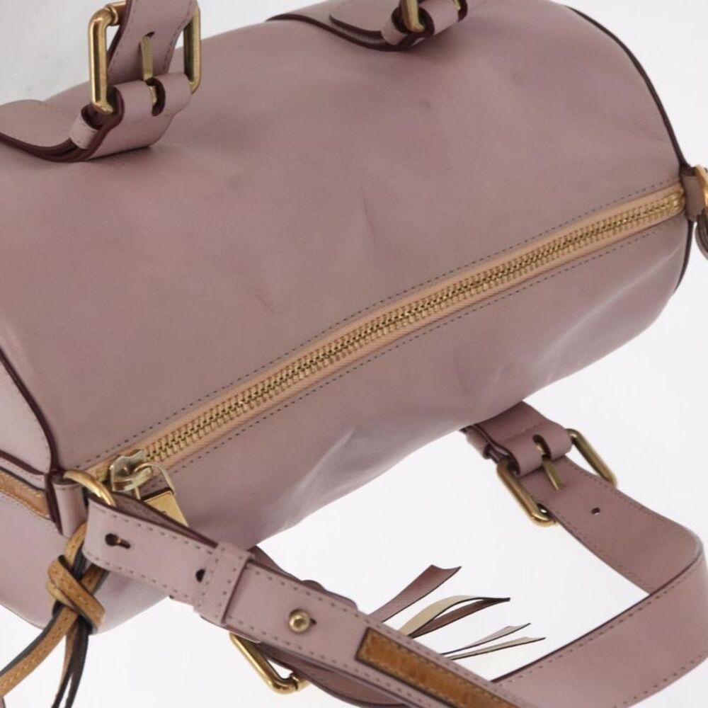 Chloe Vintage Handbag Leather Pink Leather Handbag (Pre-Owned) - Picture 15 of 16